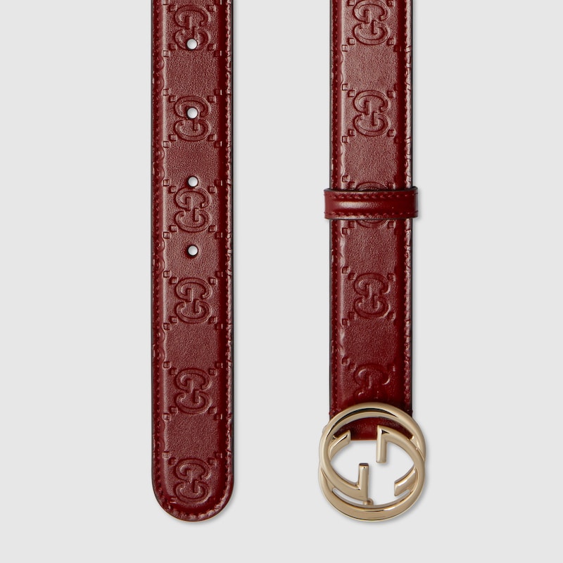 Belt with Interlocking G buckle - Image 2